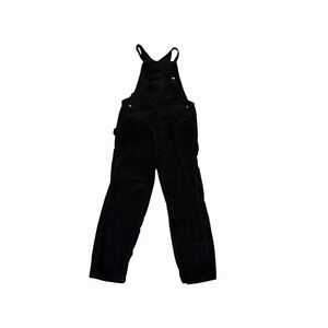 Rare Chums Black‎ Corduroy Overalls Pocket Streetwear Sz Large L